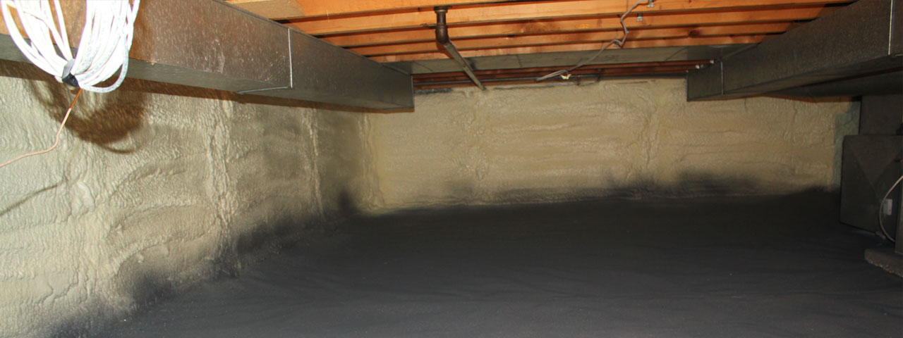 Chesapeake spray foam insulation for crawl spaces